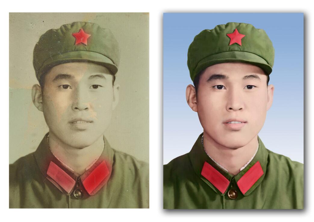 名山破损照片修复-18